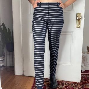 Stripe GAP cigarette trousers